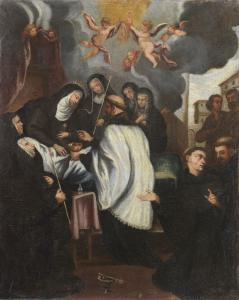 Martirio di Santa Chiara Scuola Lombarda '600